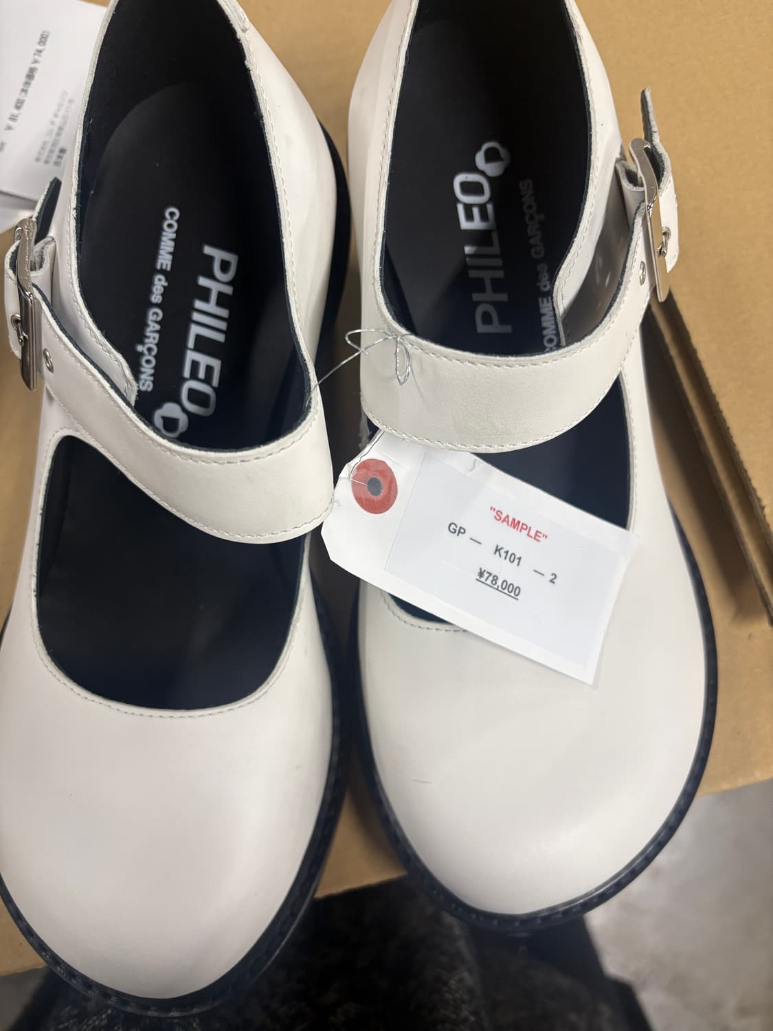 COMME des GARÇONS × PHILEO 메리제인 슈즈 샘플 상품이미지2