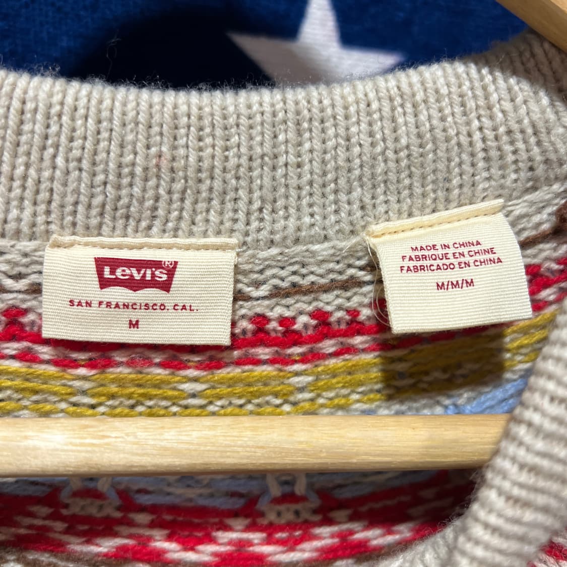 리바이스 패턴 니트 스웨터 상품이미지3