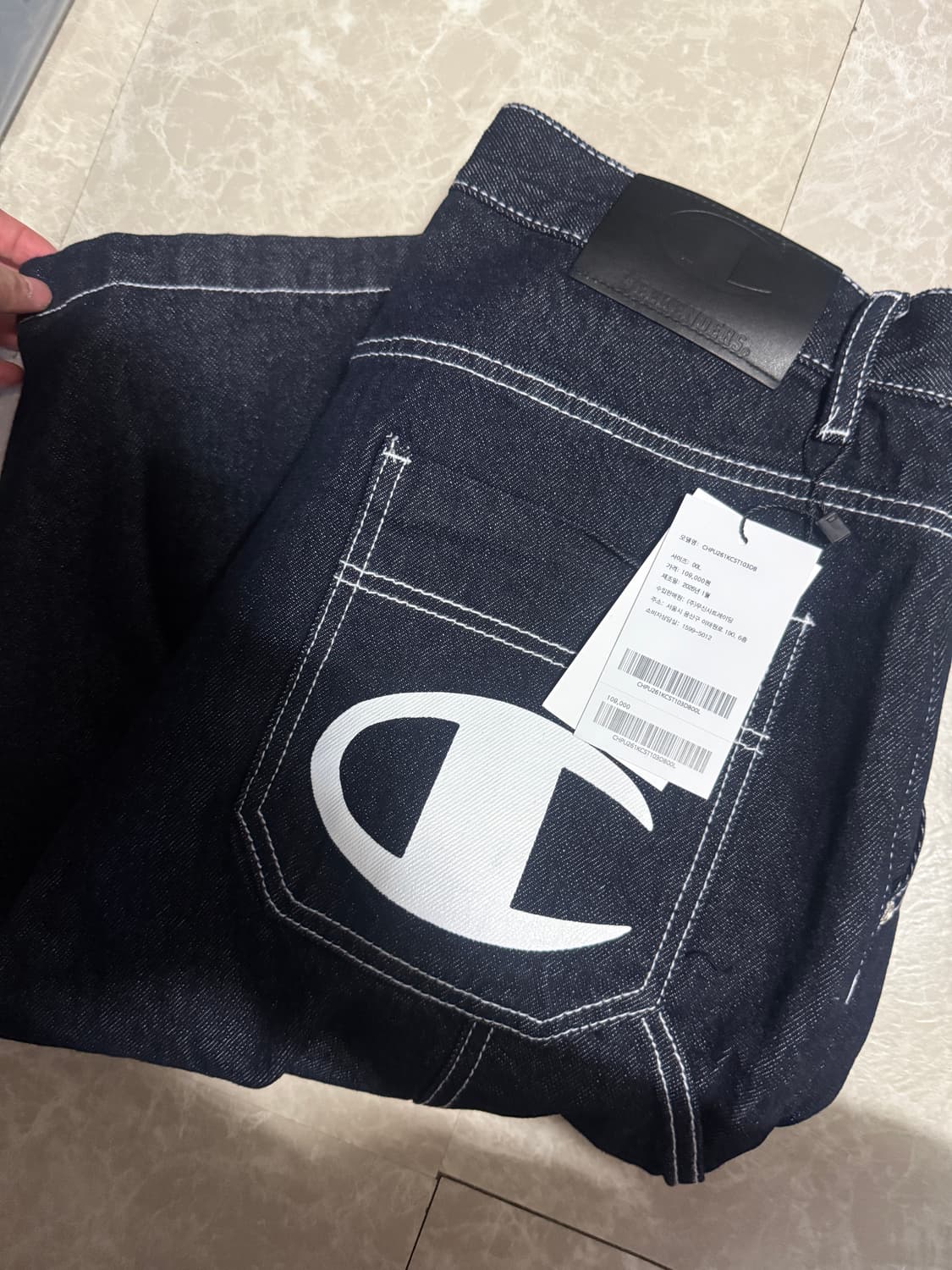 L사이즈 위캔더스 챔피온 데님 쇼츠 상품이미지1