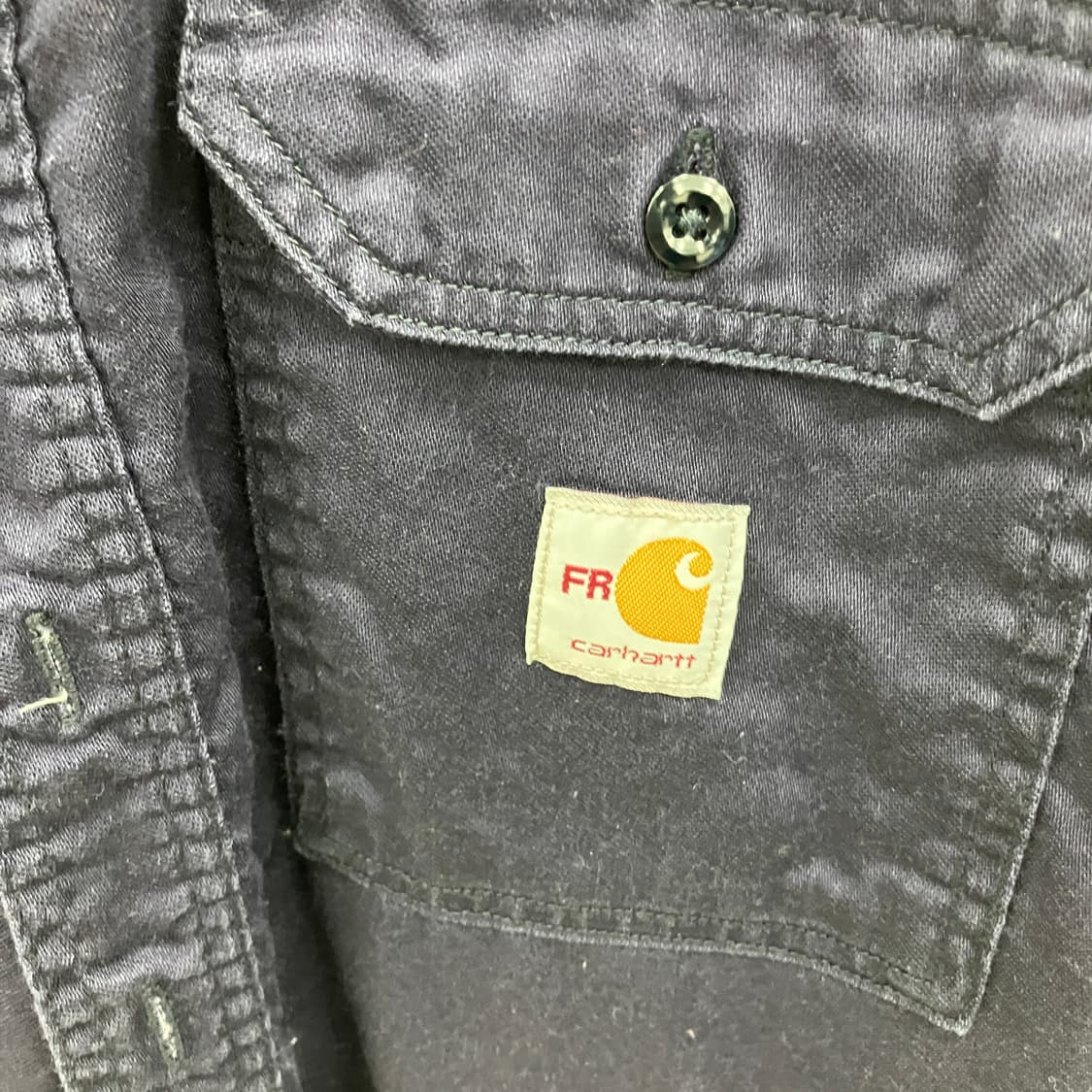 칼하트 FR 네이비 긴팔 셔츠 상품이미지4