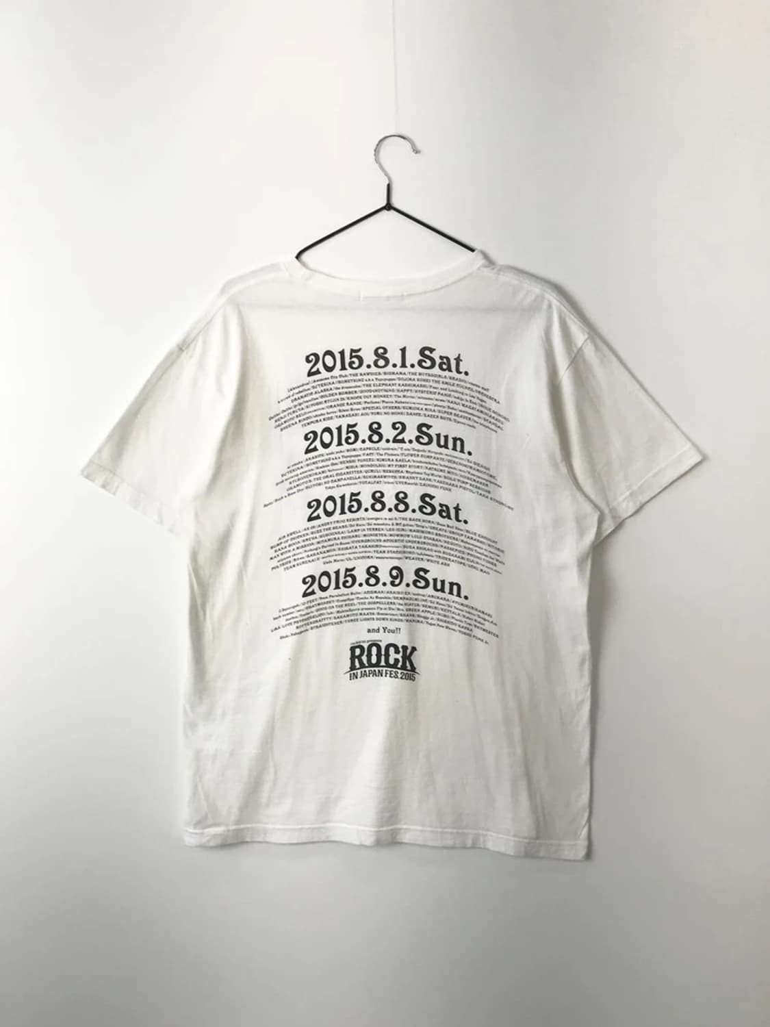 2015 Rock in Japan Floral Tee White 상품이미지5