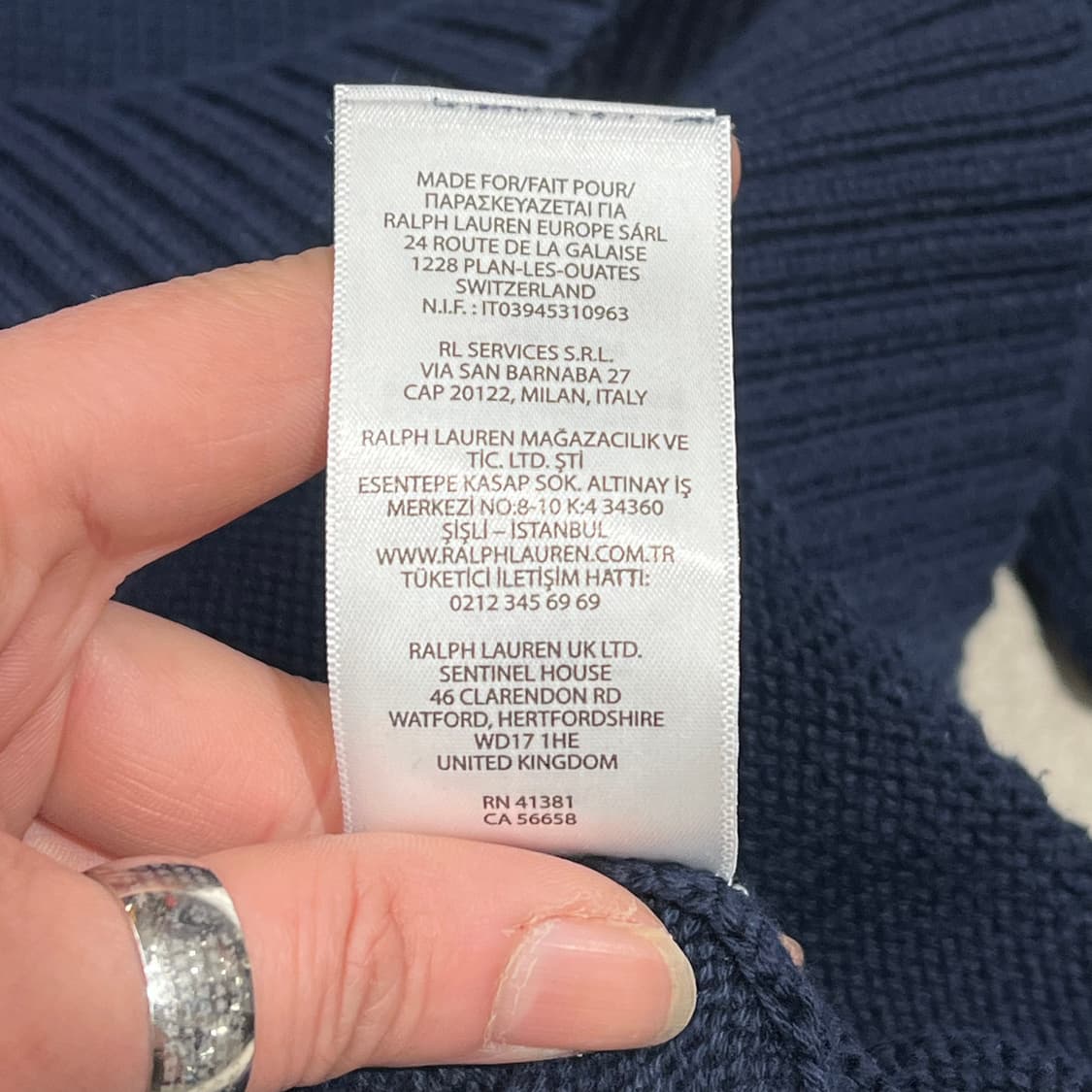 폴로 랄프로렌 신형큐알 니트 s09792 상품이미지8