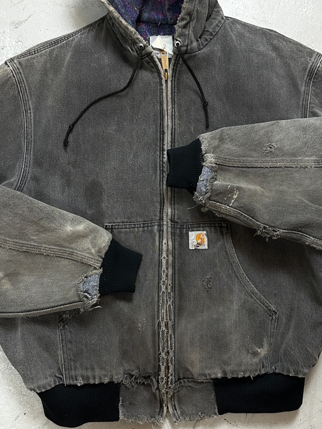 90's OG USA Made 칼하트 JB6865 액티브 자켓 상품이미지8