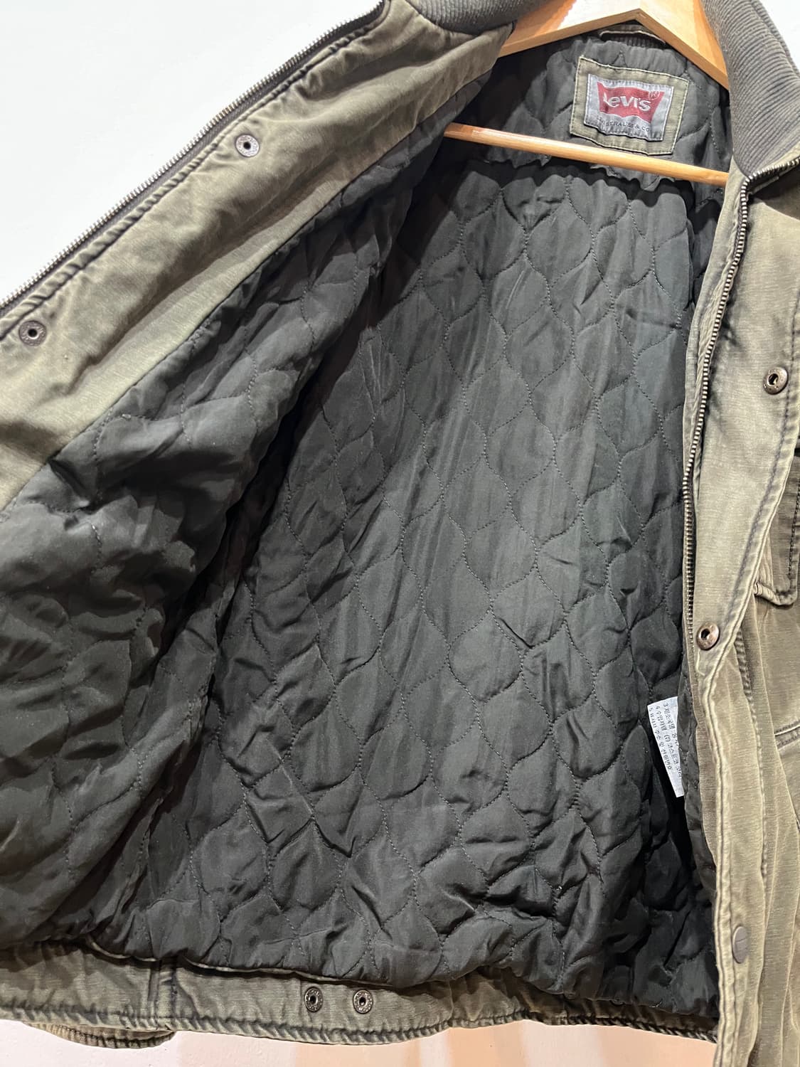 리바이스 이너퀼팅 워시드 필드자켓 S 상품이미지3