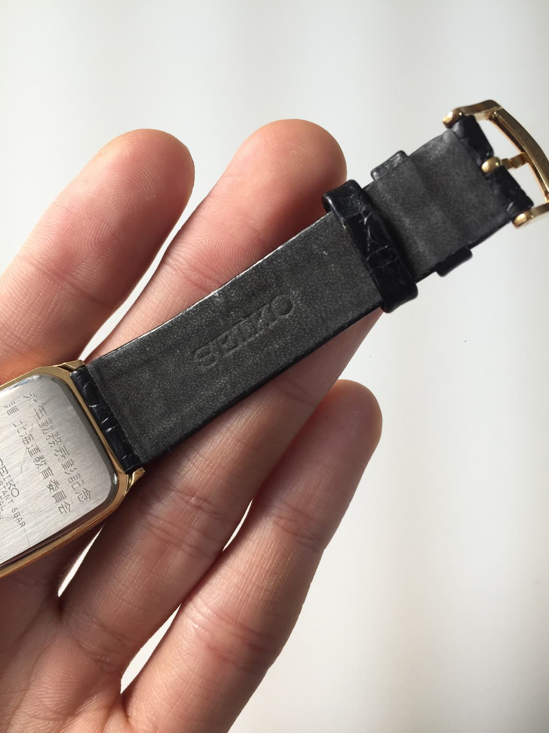 90s seiko spirit square gold 상품이미지10