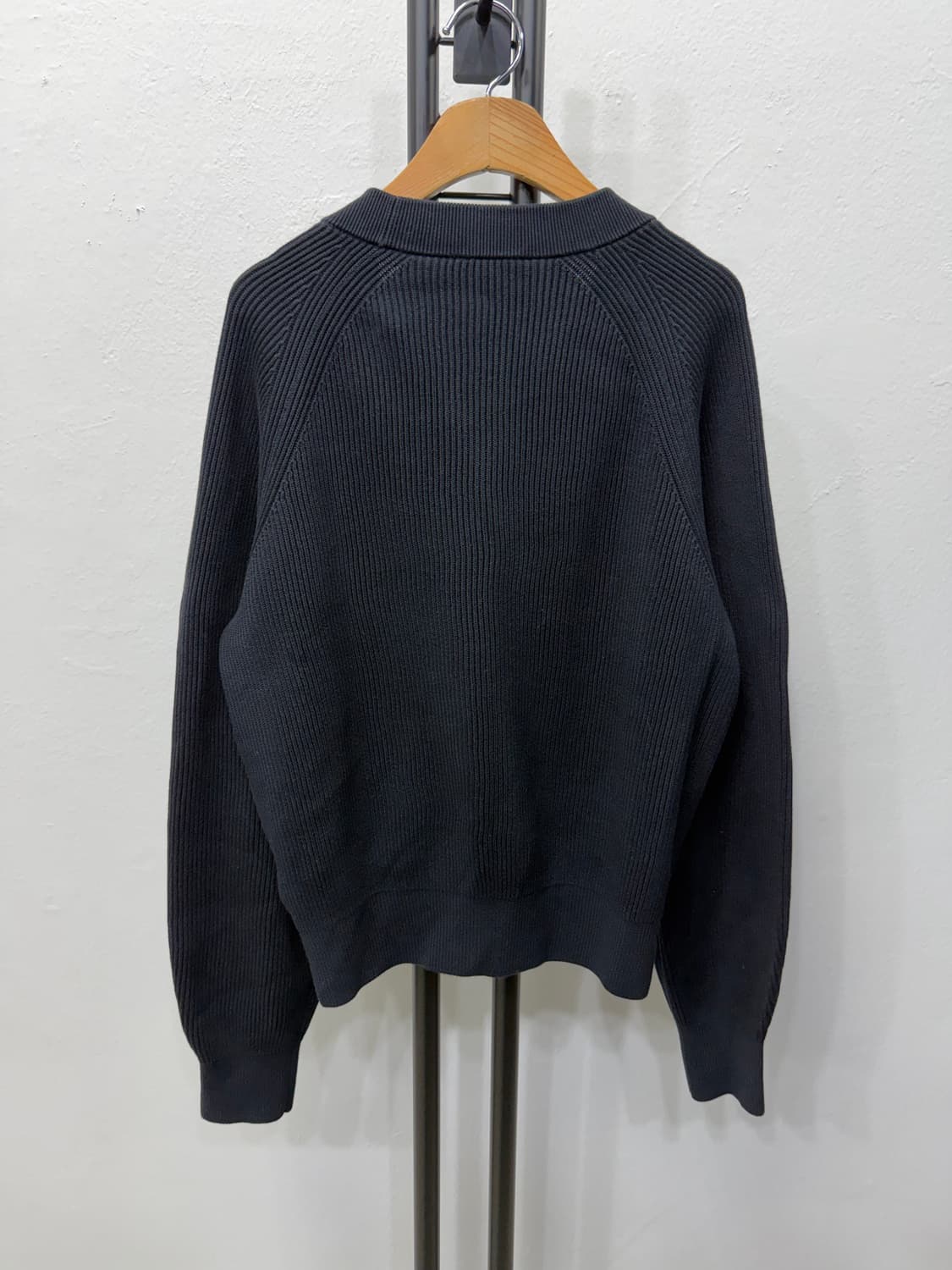 정품) COS 코스 여성 블랙 골지 가디건 S 상품이미지4