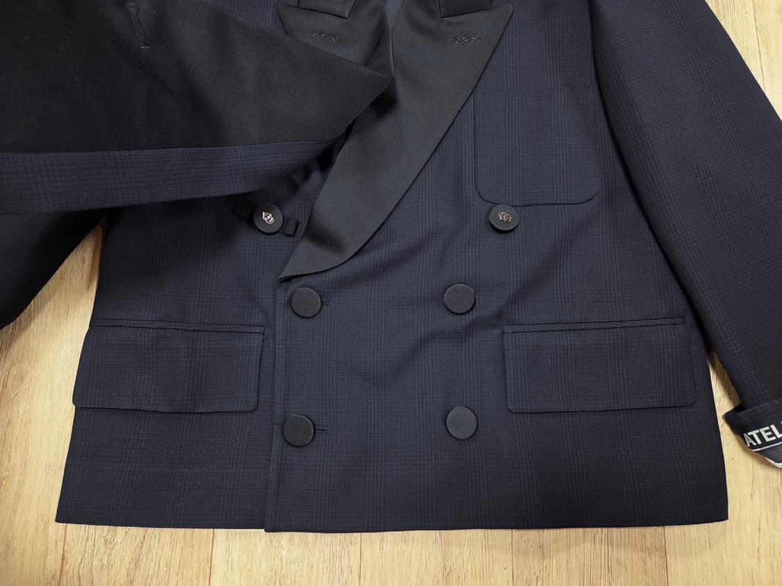 럭키슈에뜨 아뜰리에(LUCKYCHOUETTE) 체크패턴 더블자켓 프리 상품이미지8