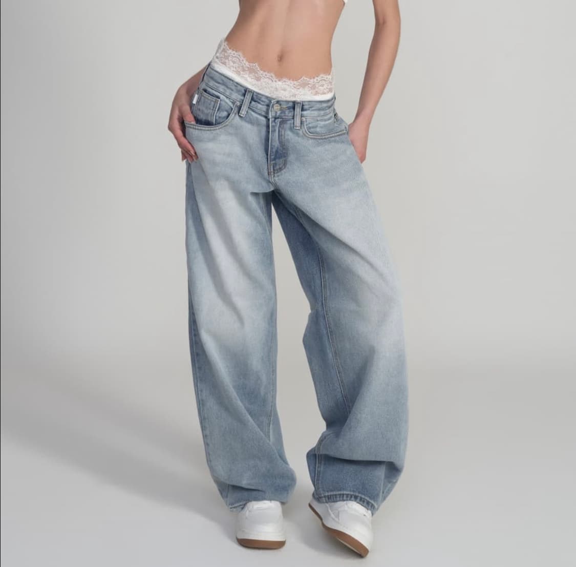 클리시어 Krystal vintage wide jeans  상품이미지2