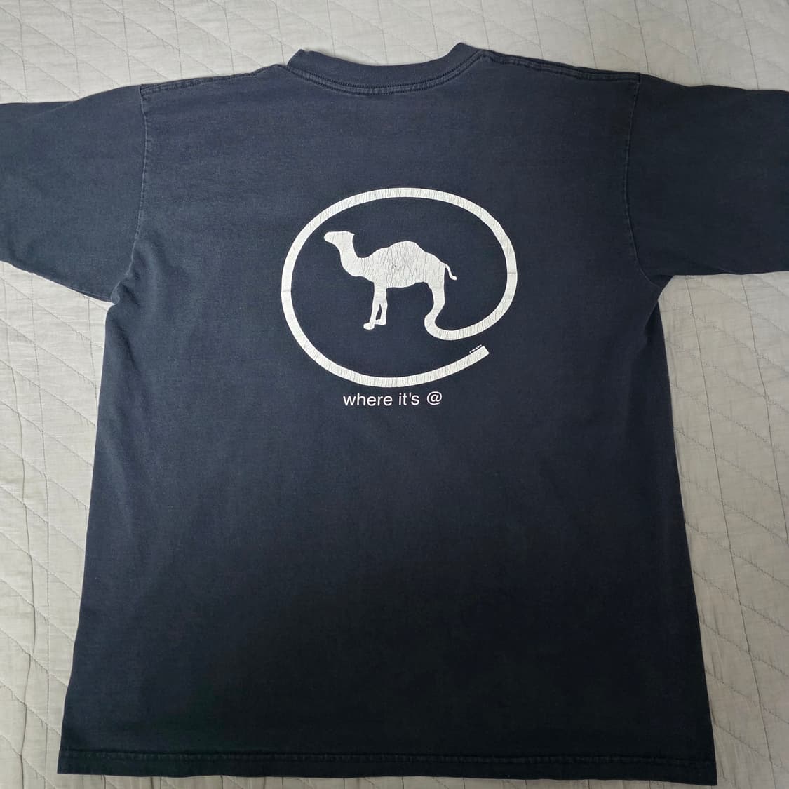 [XL] 90s 카멜 포켓 프로모 티셔츠 ver. 라이트 페이드 상품이미지3