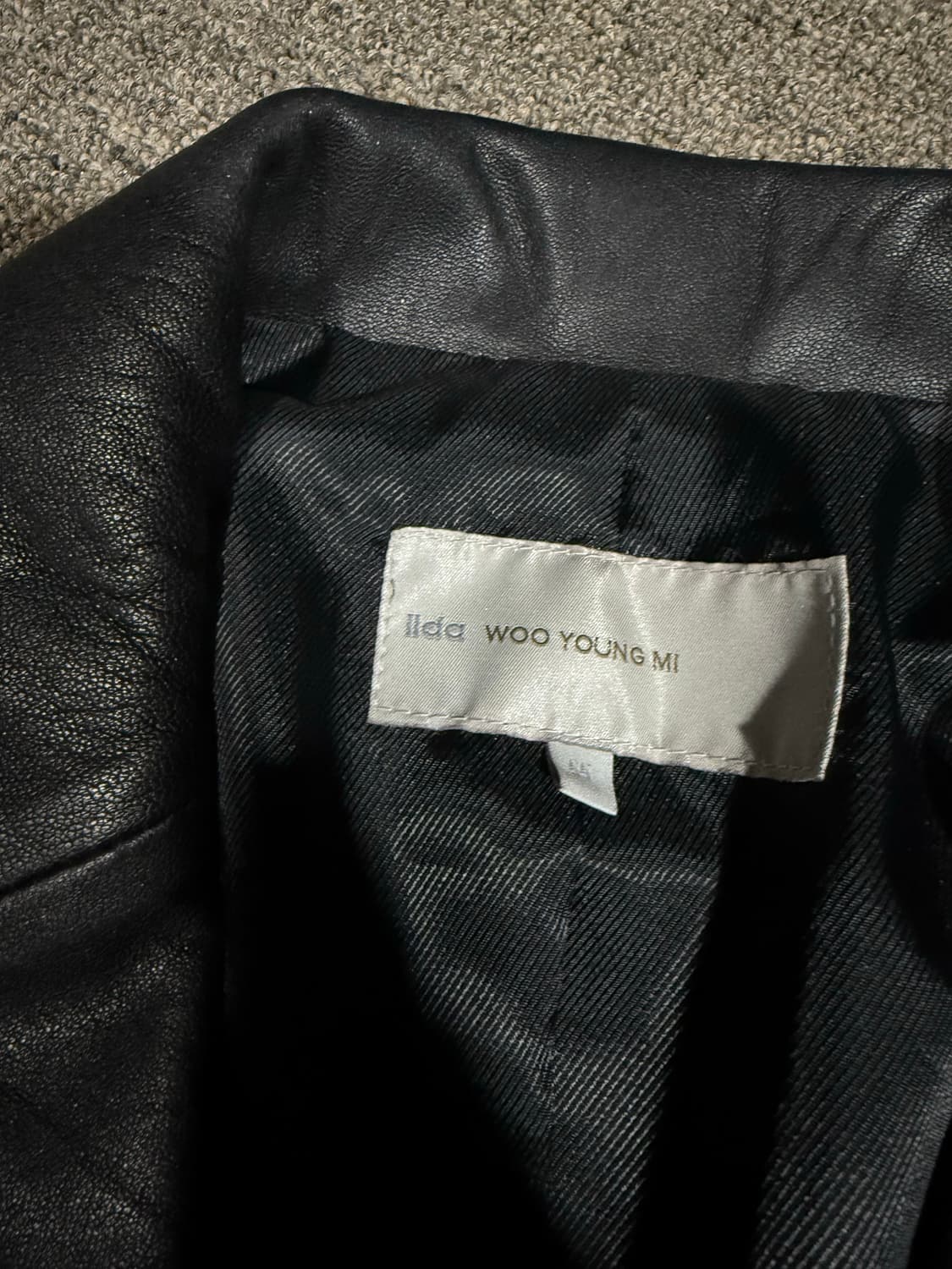 Wooyoungmi 우영미 쉽스킨 레더 블레이저 상품이미지3