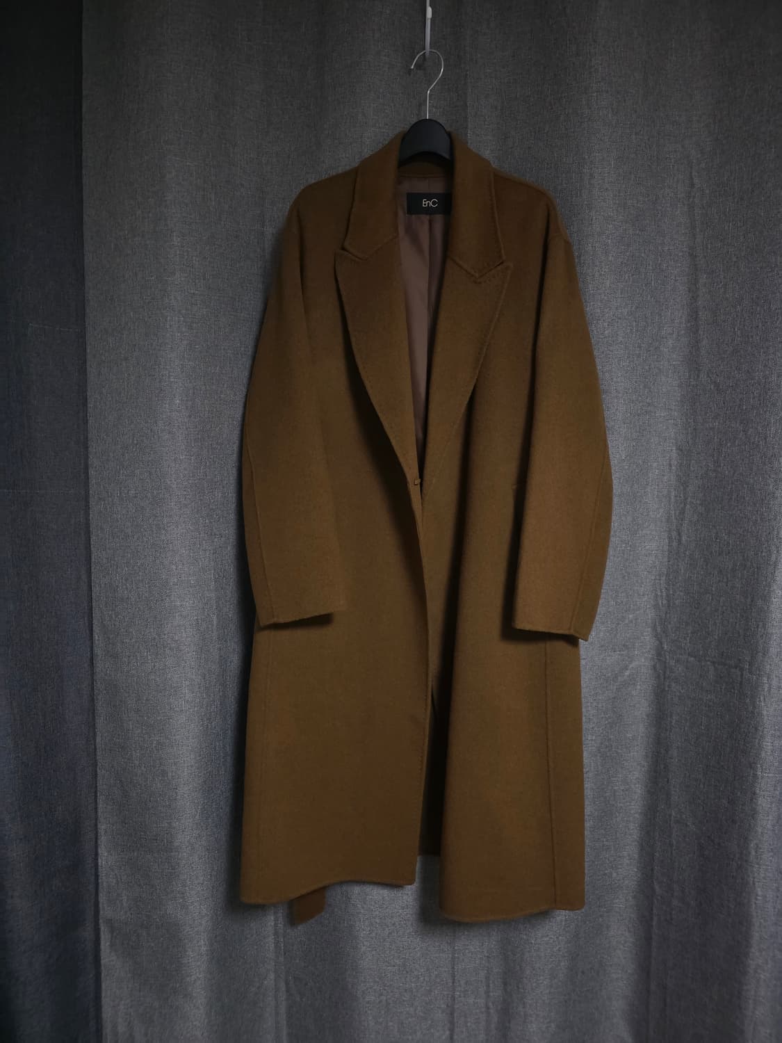 enc 울캐시 핸드메이드 롱코트 상품이미지4