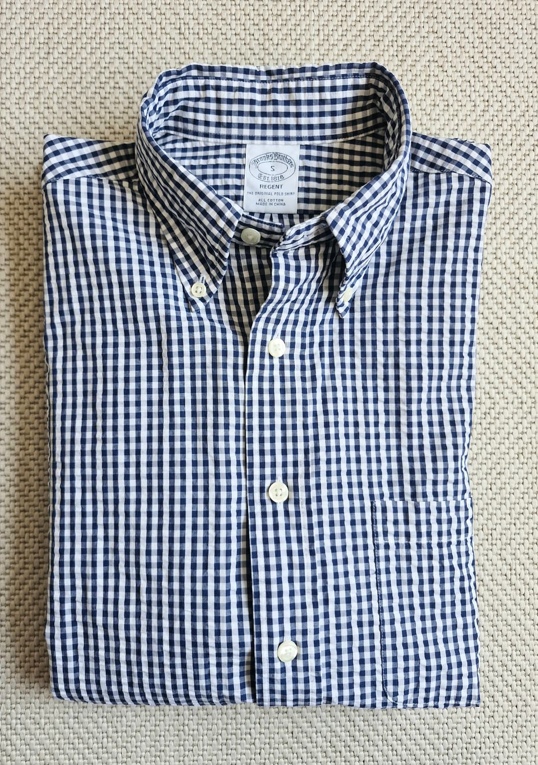 브룩스브라더스 시어서커 깅엄 셔츠 상품이미지1