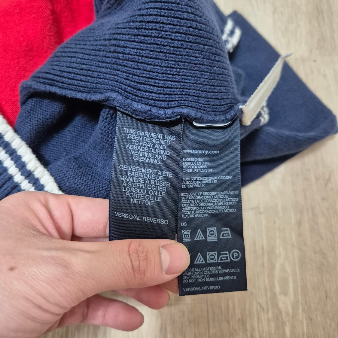 타미힐피거 올드스쿨 니트집업 상품이미지7