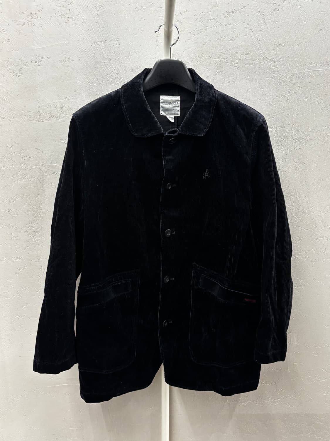 Gramicci 코듀로이 자켓 블랙 L 상품이미지2