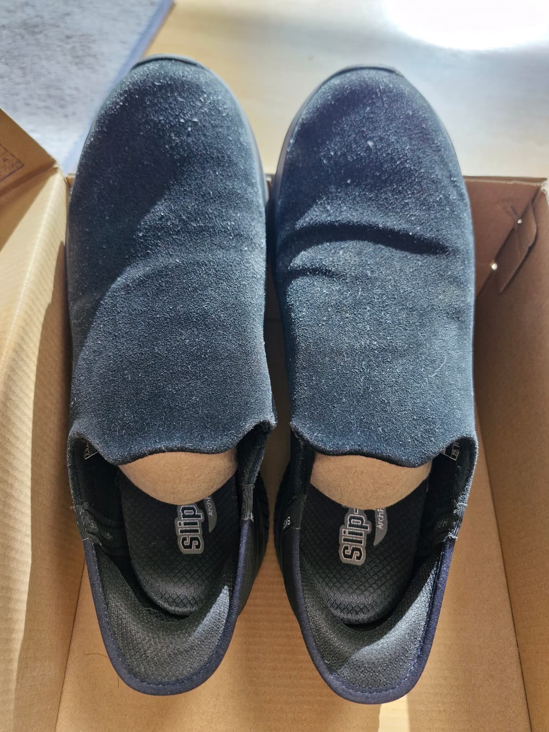 스케쳐스 소가죽 스웨이드 고워크 255mm 상품이미지2