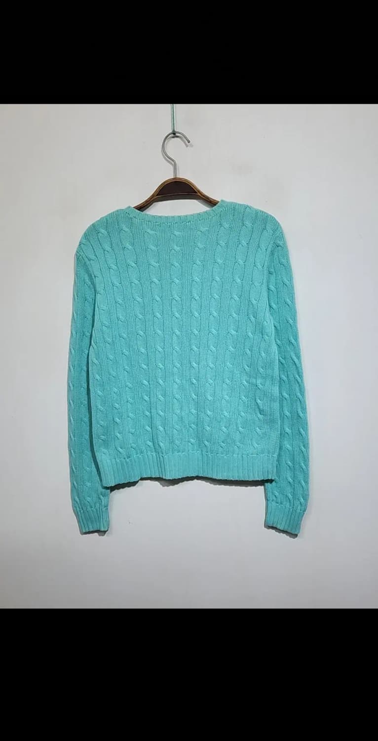 (M) 랄프로렌 폴로 케이블 니트 파스텔 꽈배기 스웨터  상품이미지6