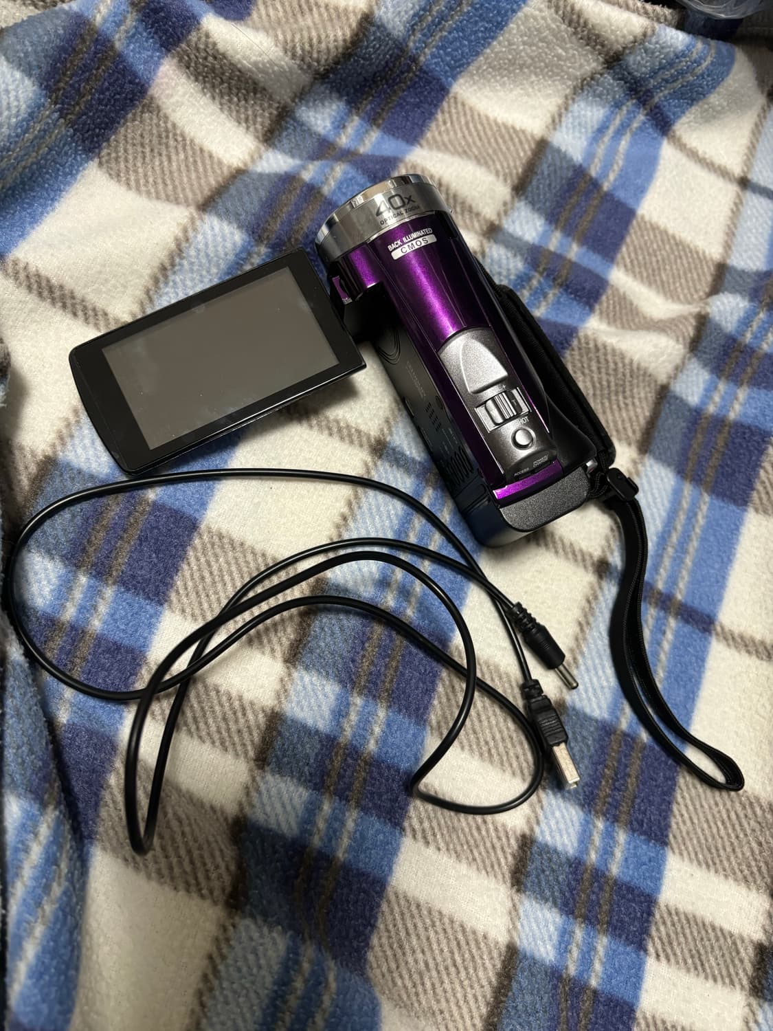 JVC GZ-HM690 보라색 빈티지 캠코더 상품이미지3