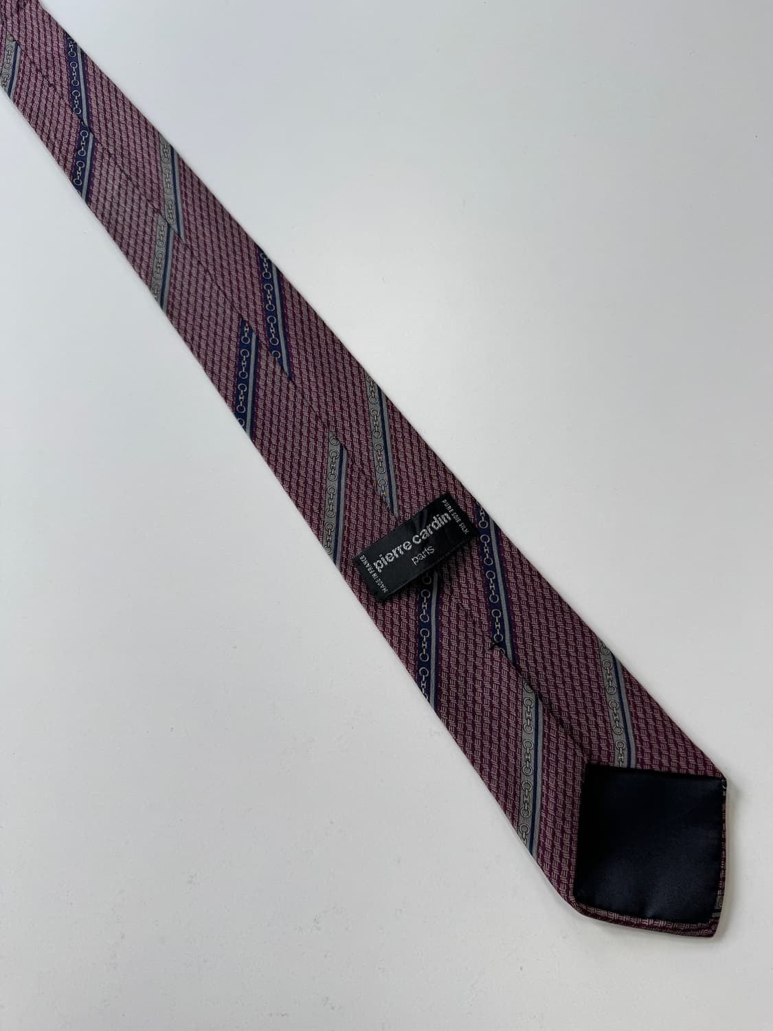 피에르 가르뎅(Pierre cardin) 실크 넥타이 8cm 상품이미지3