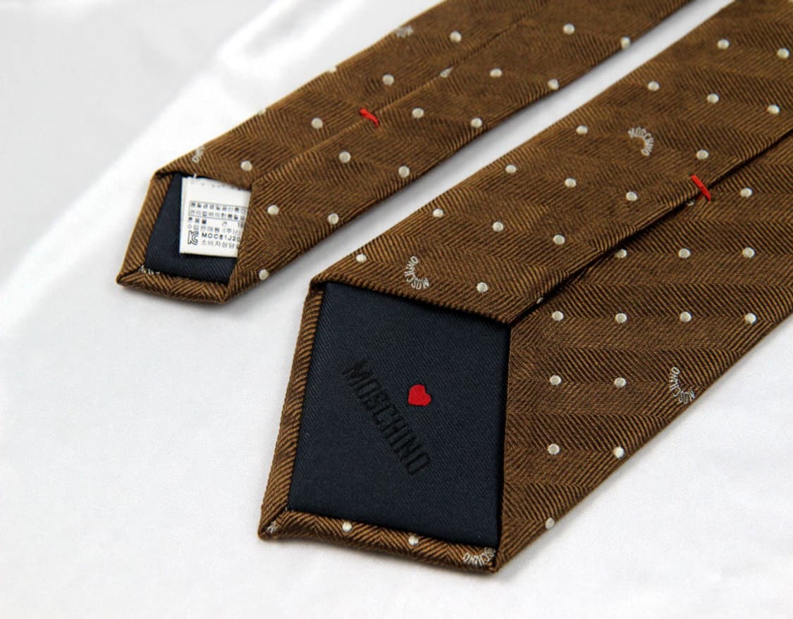 모스키노 8.7cm 미사용 신형 남자 명품 넥타이 상품이미지4