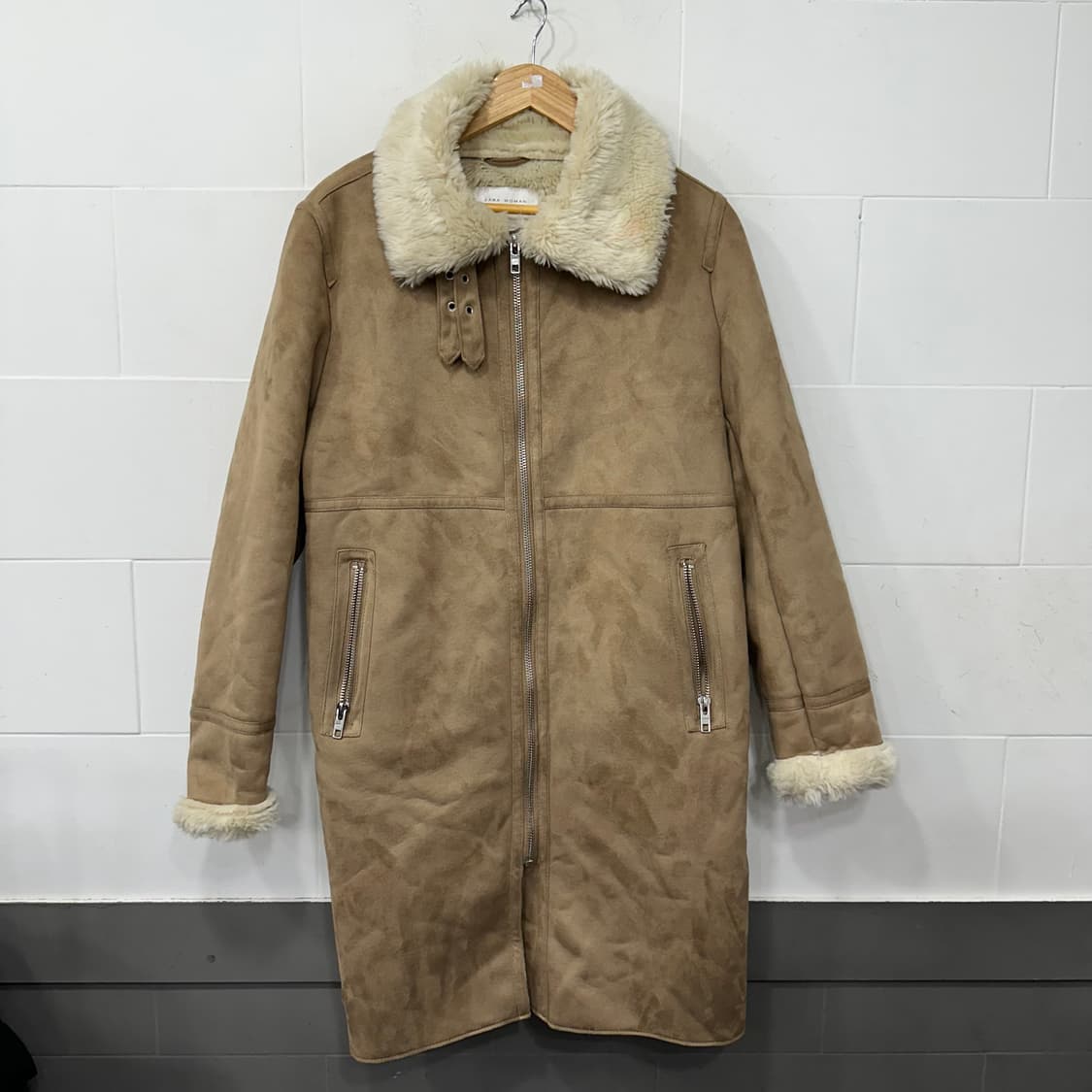 자라 롱 무스탕 상품이미지1