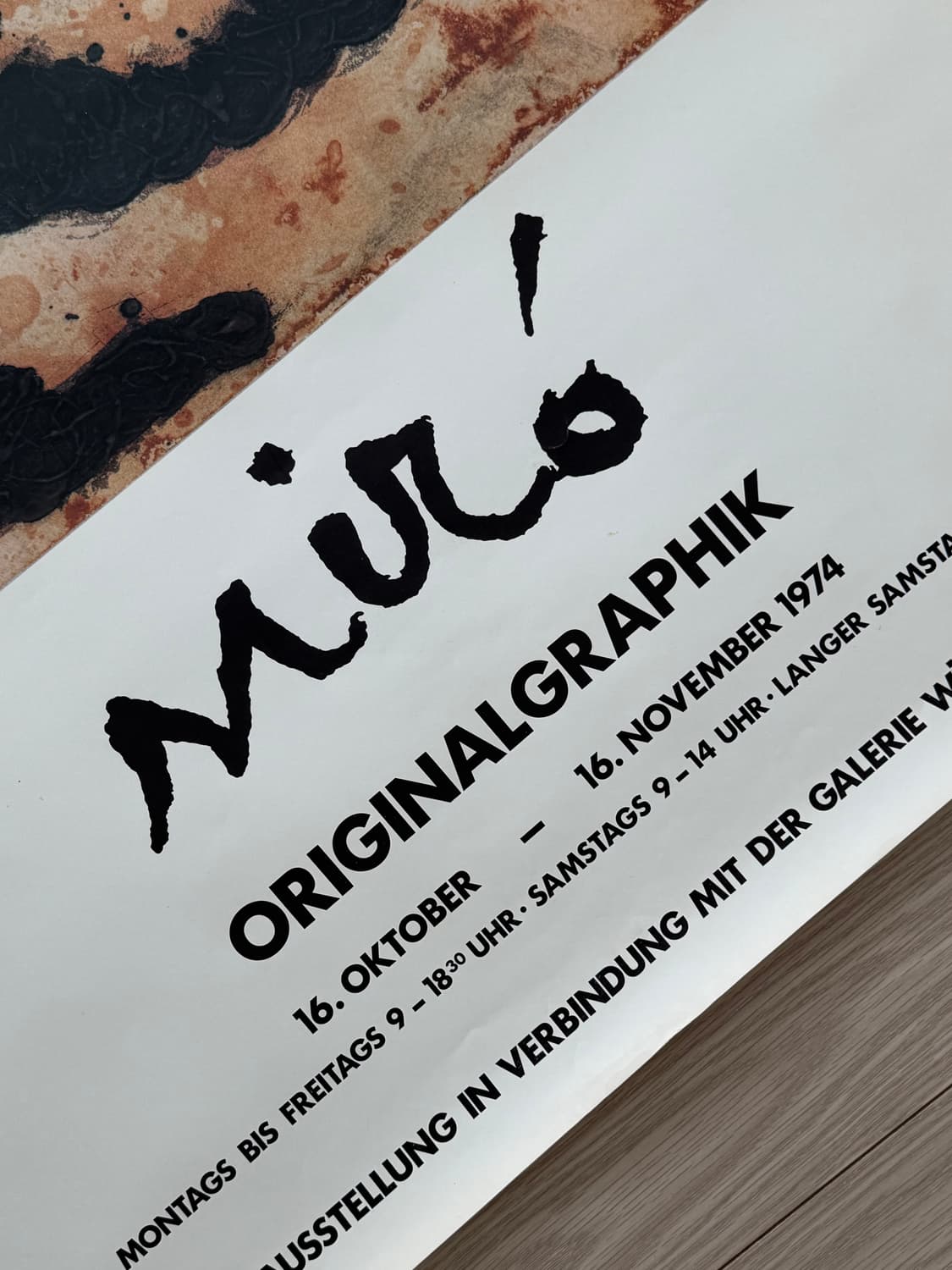 호안미로Joan Miró Original Poster 1974 상품이미지3