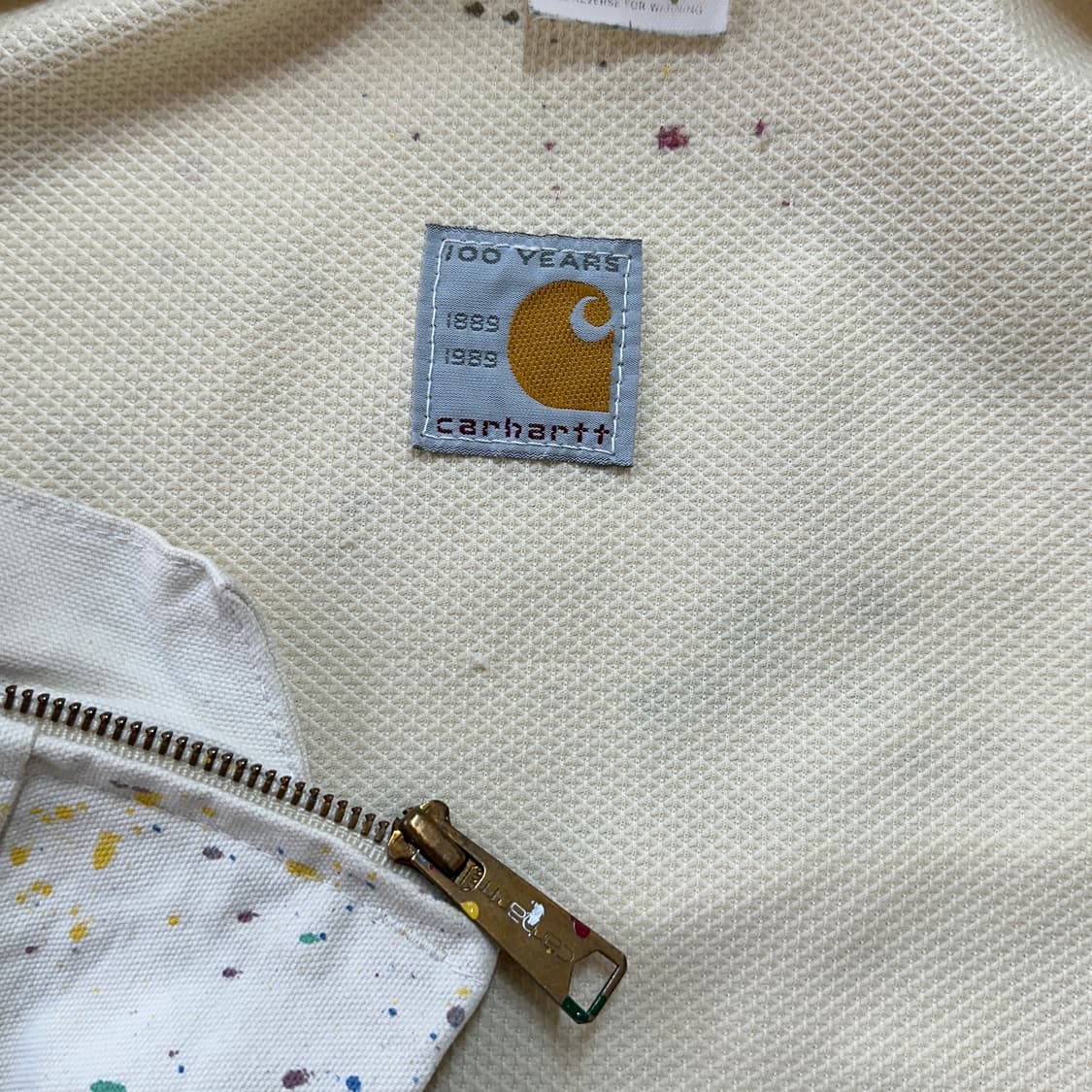 80s USA 칼하트 100주년 JR167 산타페 자켓 XL 상품이미지9