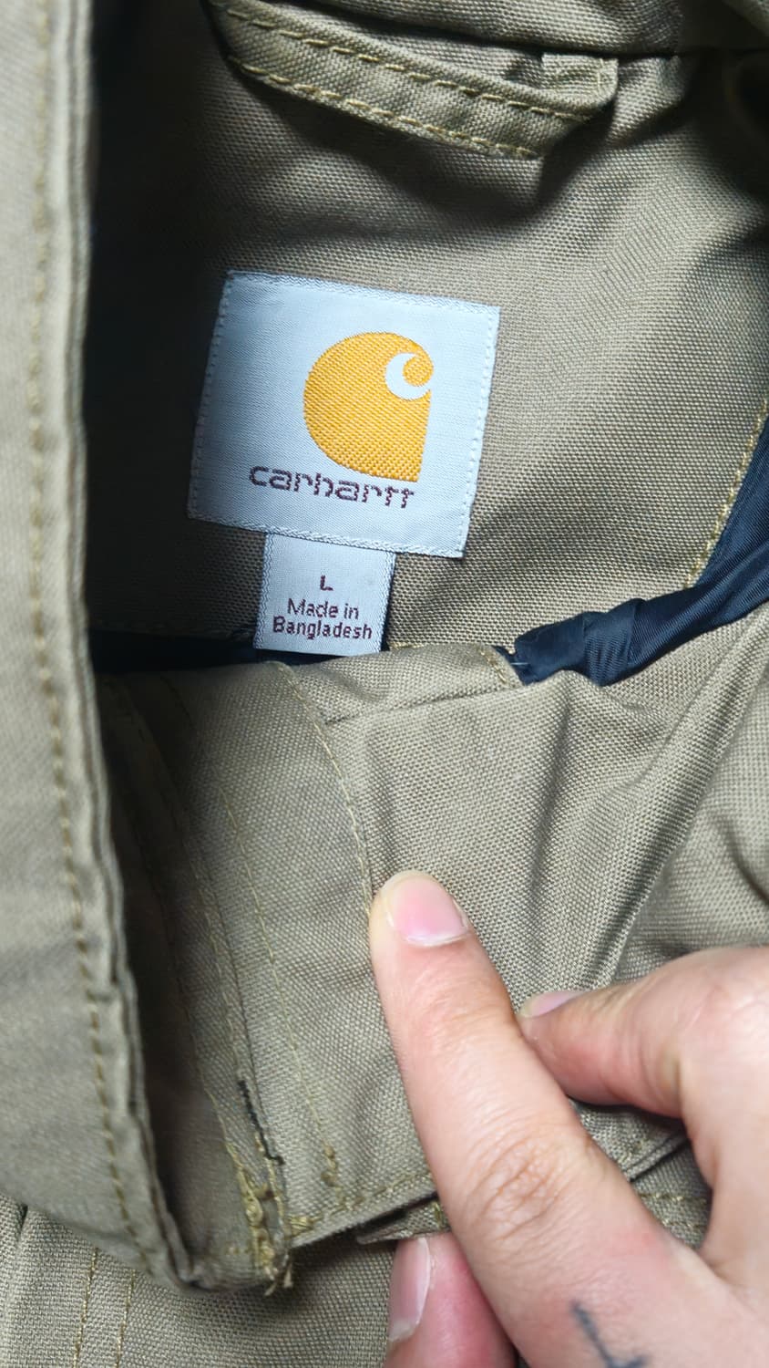 칼하트 다크 브라운 워크 베스트 L 상품이미지2