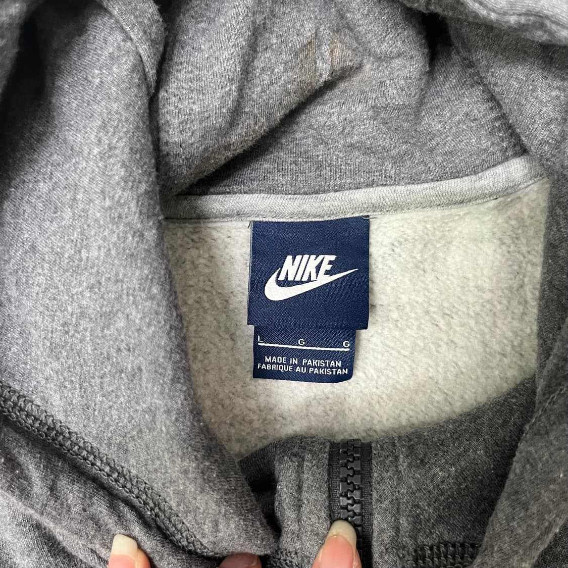 Nike gray hood zip-up  상품이미지6