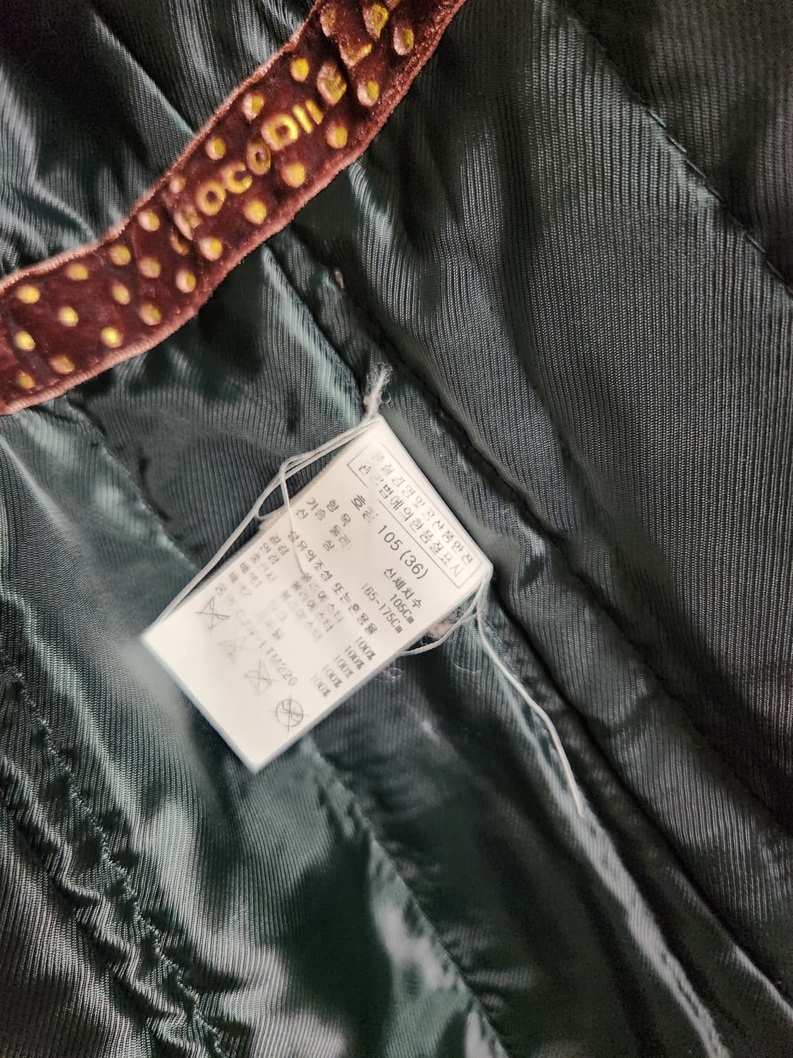 크로커다이얼 여성 후드 퍼  패딩 코트 105 상품이미지5