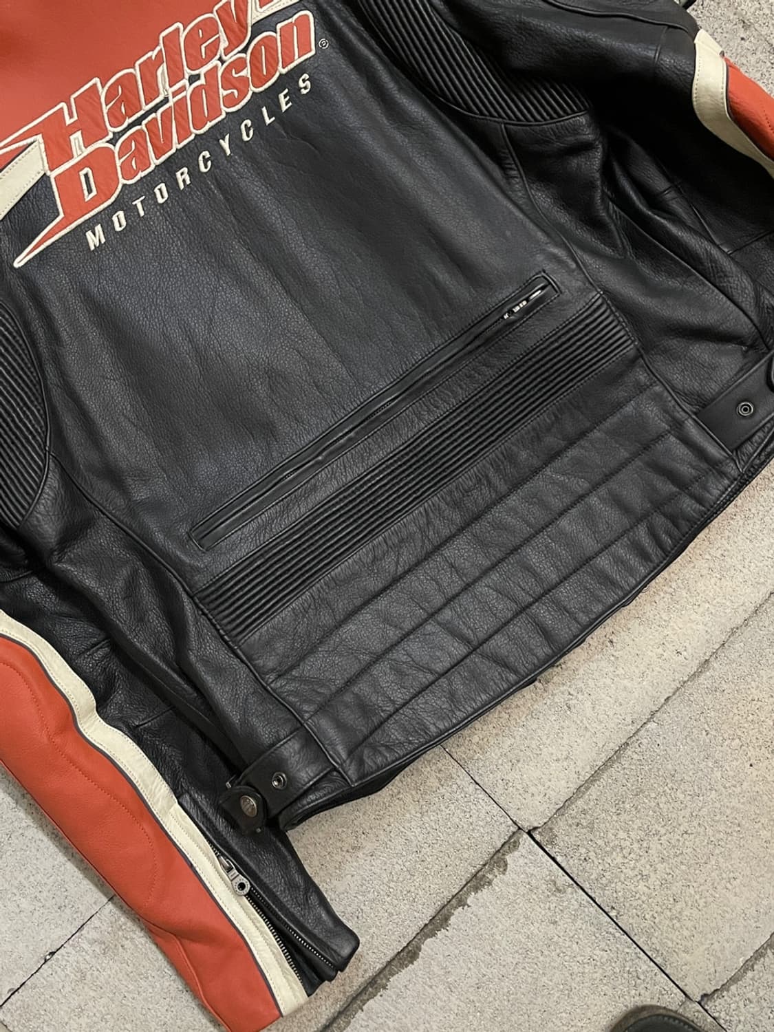 할리 데이비슨 바이커 레더 자켓 상품이미지7