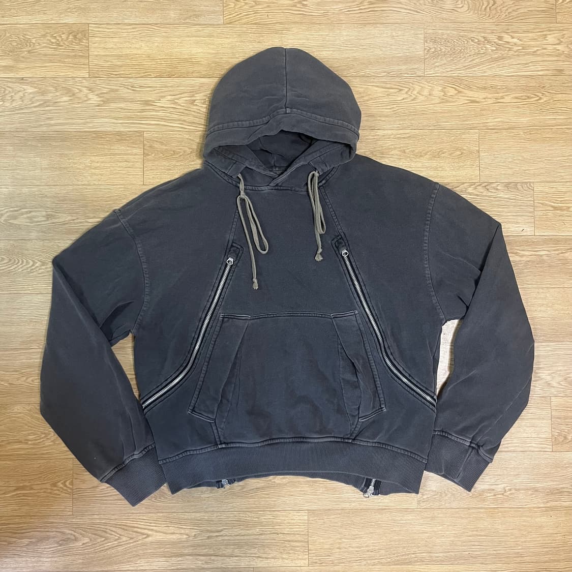 1990boy 크롭 후드티 Coal mine hoodie 2 일구구공보이 상품이미지3