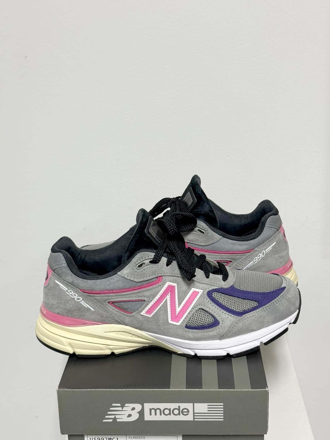 [280] 뉴발란스 x KITH 키스 990v4 그레이 상품이미지4