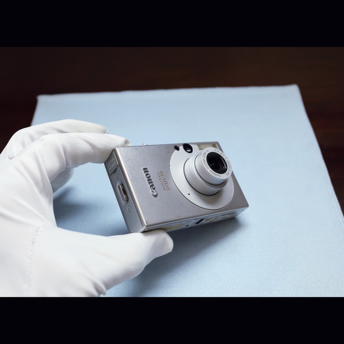 레어<한글> 캐논 ixus70 익서스 70 실버 빈티지 디카 상품이미지4