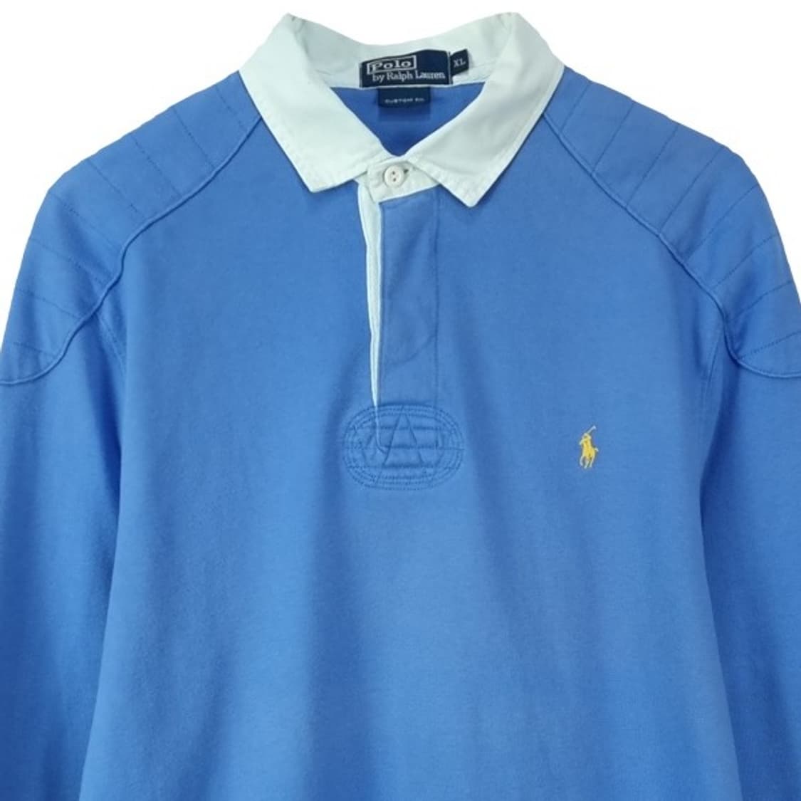 [폴로 랄프로렌] 포니 자수 긴팔 카라티 럭비 셔츠 스카이 M20106 상품이미지4