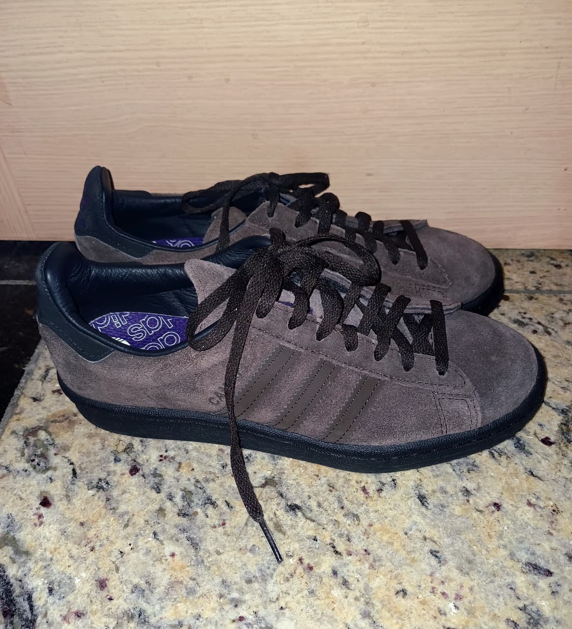 아디다스 캠퍼스 80s 브라운 다크 퍼플 상품이미지1