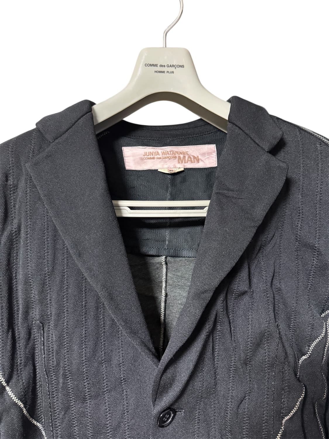 준야와타나베 주름가공 라인 디테일 자켓 상품이미지2