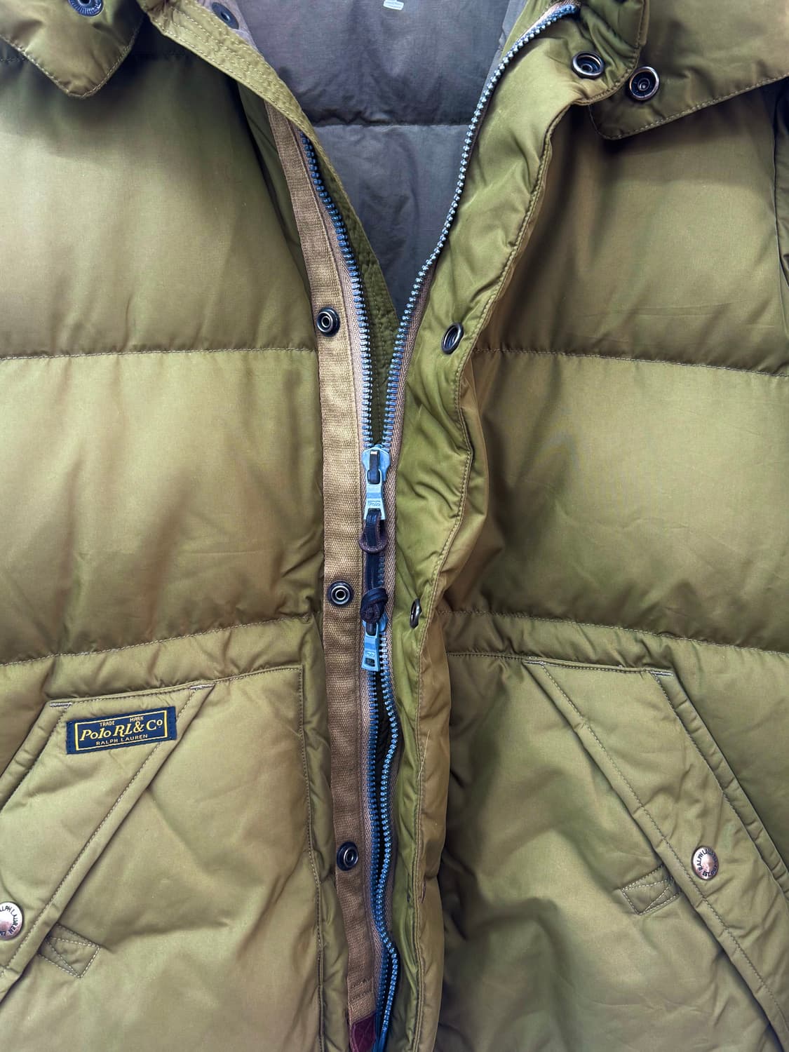폴로 카키 앨름우드 구스다운 투웨이 패딩 상품이미지5