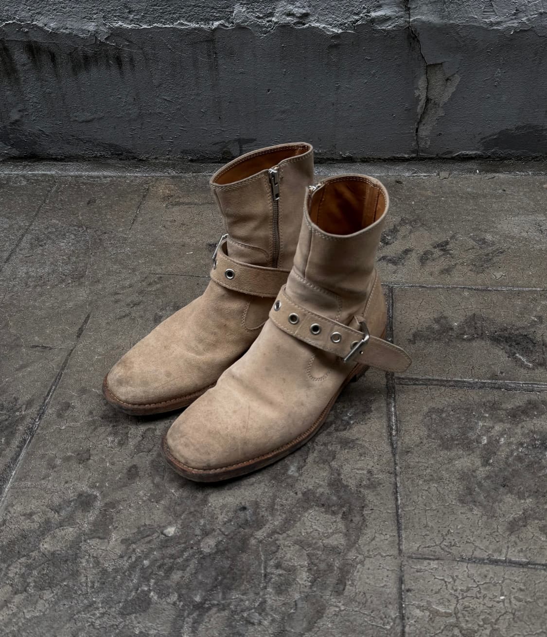 마르지엘라 버클 스트랩 엔지니어드 부츠 상품이미지1