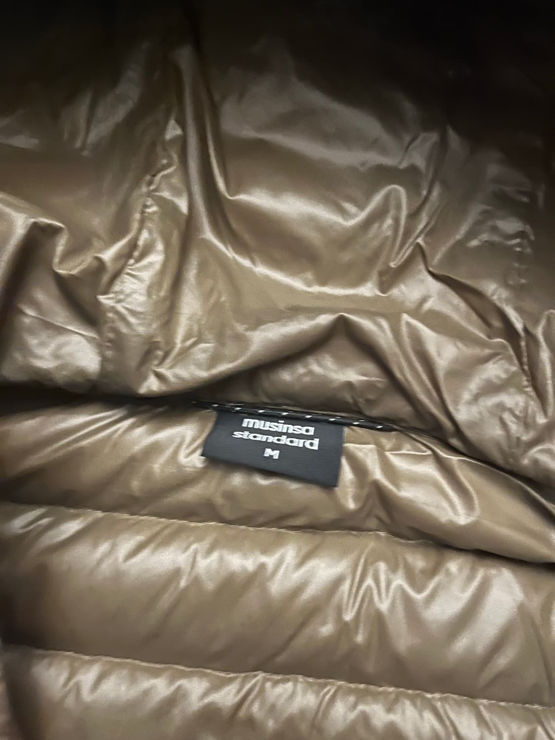 무신사 스탠다드 시티레저 경량패딩 머드베이지 M 상품이미지3