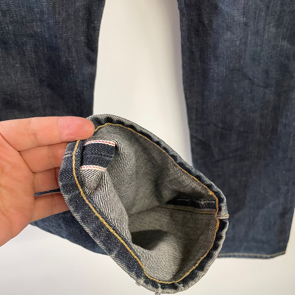 네이버후드 DP 리지드 셀비지 데님팬츠 상품이미지5