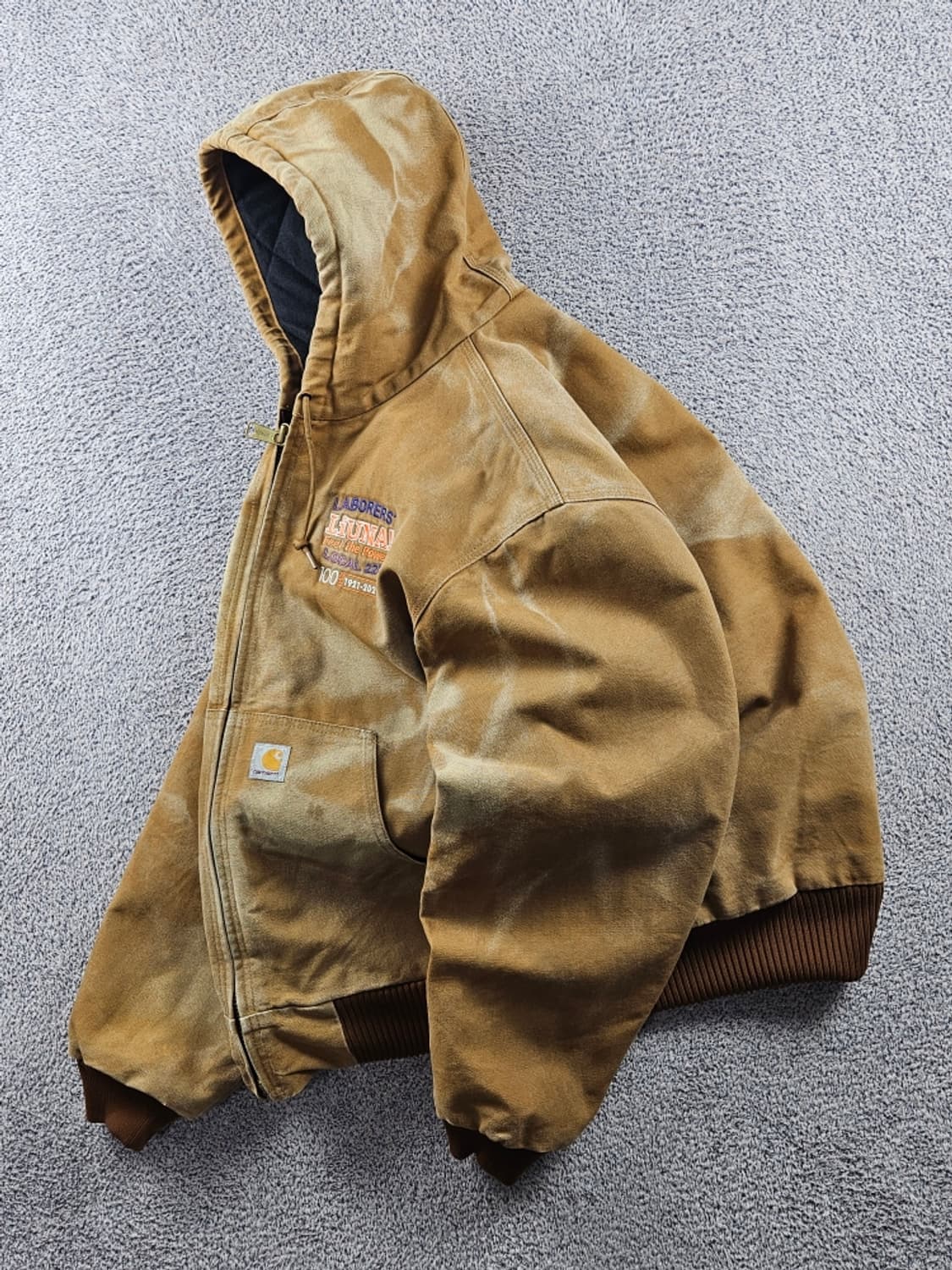 USA 칼하트 J140 다잉 커스텀 액티브 워크 자켓( L )/10922 상품이미지3