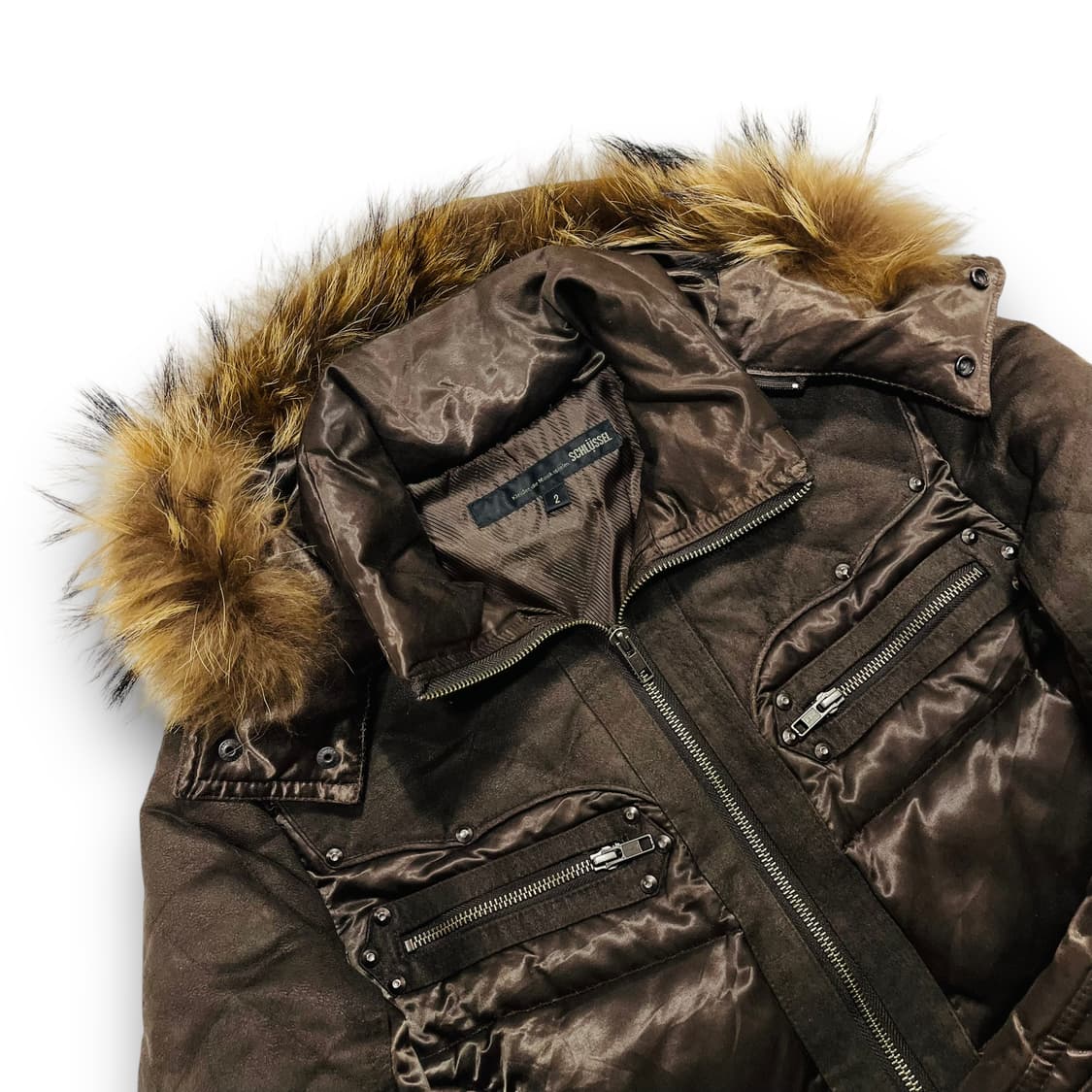 Schlussel 락시크 더블 본디지 웨스턴 아카이브 패딩 자켓 상품이미지5