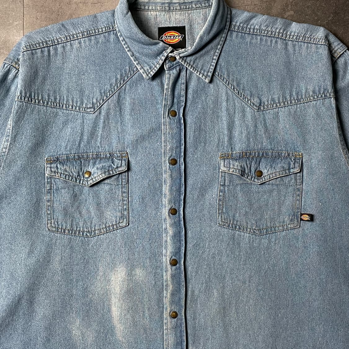 DICKIES 디키즈 빈티지 코튼 웨스턴 데님 셔츠 A00864 상품이미지3