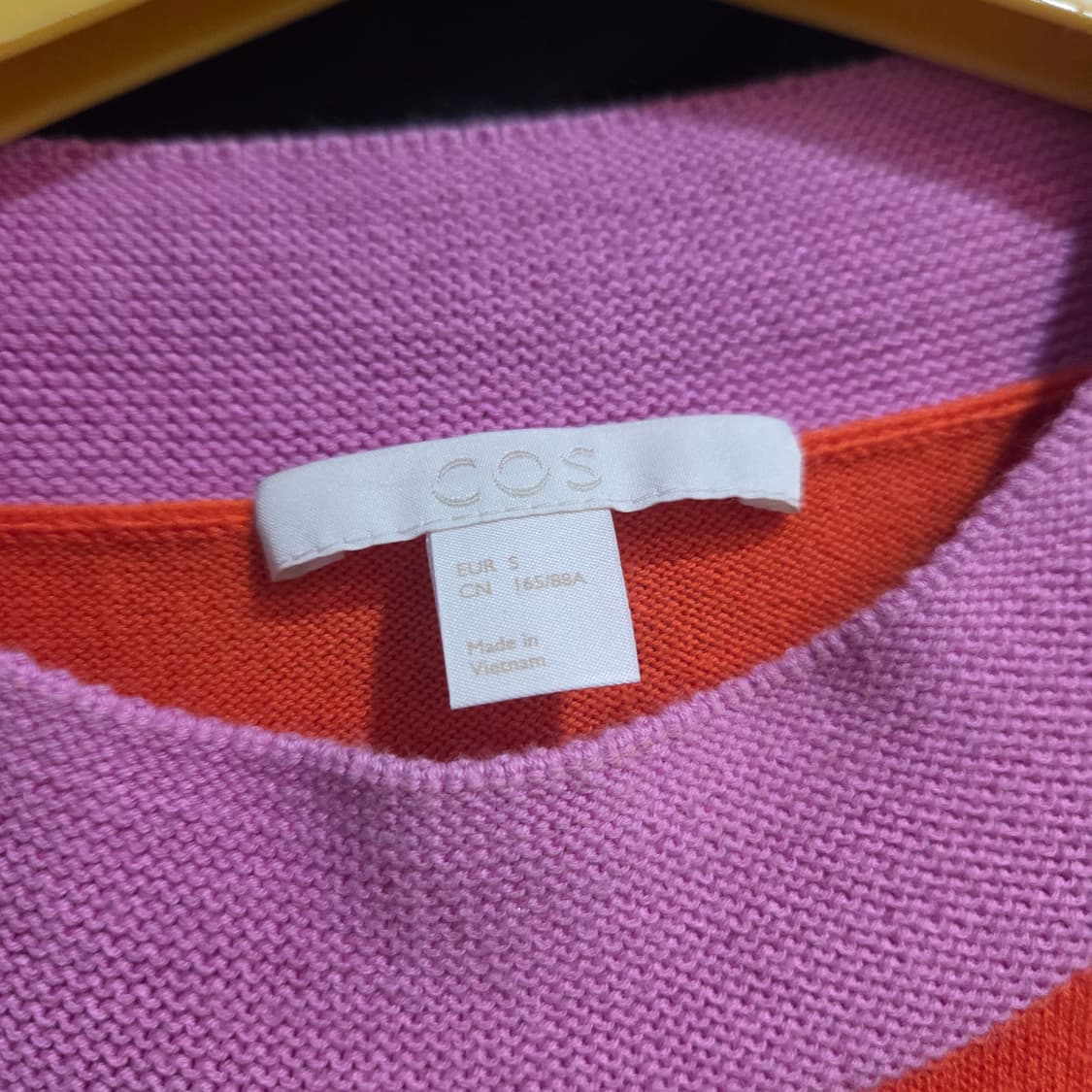 COS 코스 컬러블록 니트 탑 상품이미지4