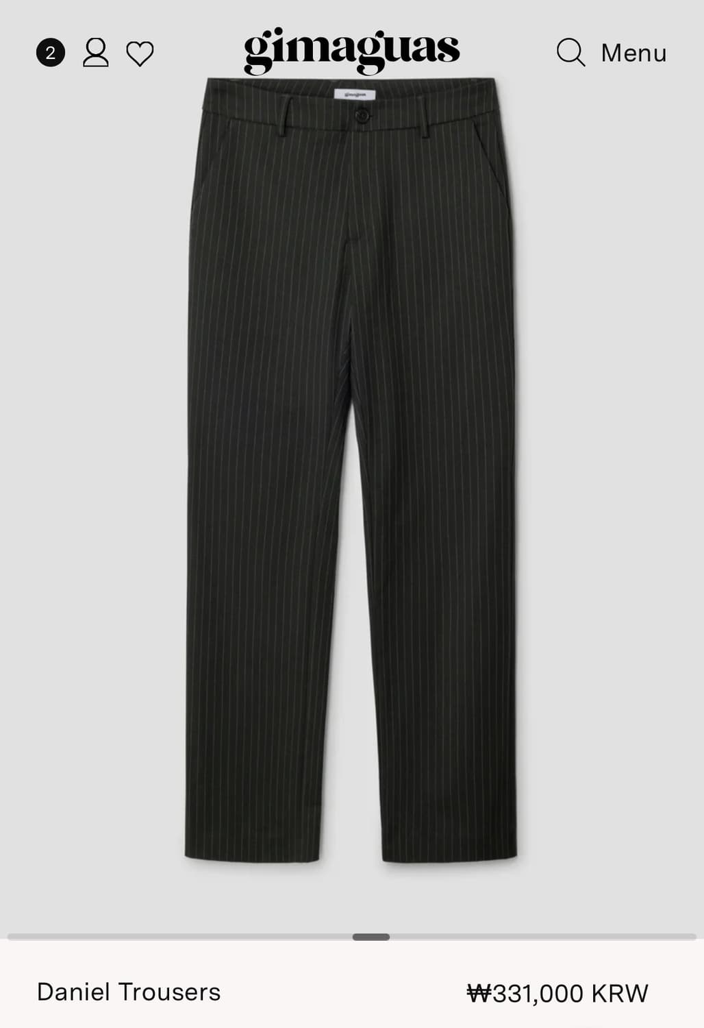 [32,34]기마구아스 Daniel 다니엘 팬츠 상품이미지9