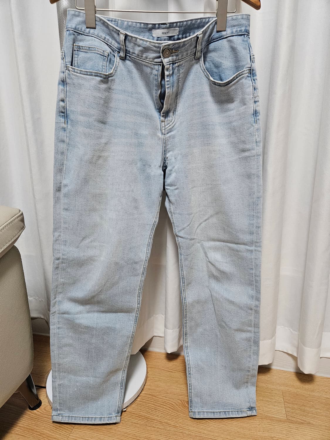 에피그램 청바지 썸머 인디고 배기핏 (연청색) 상품이미지1