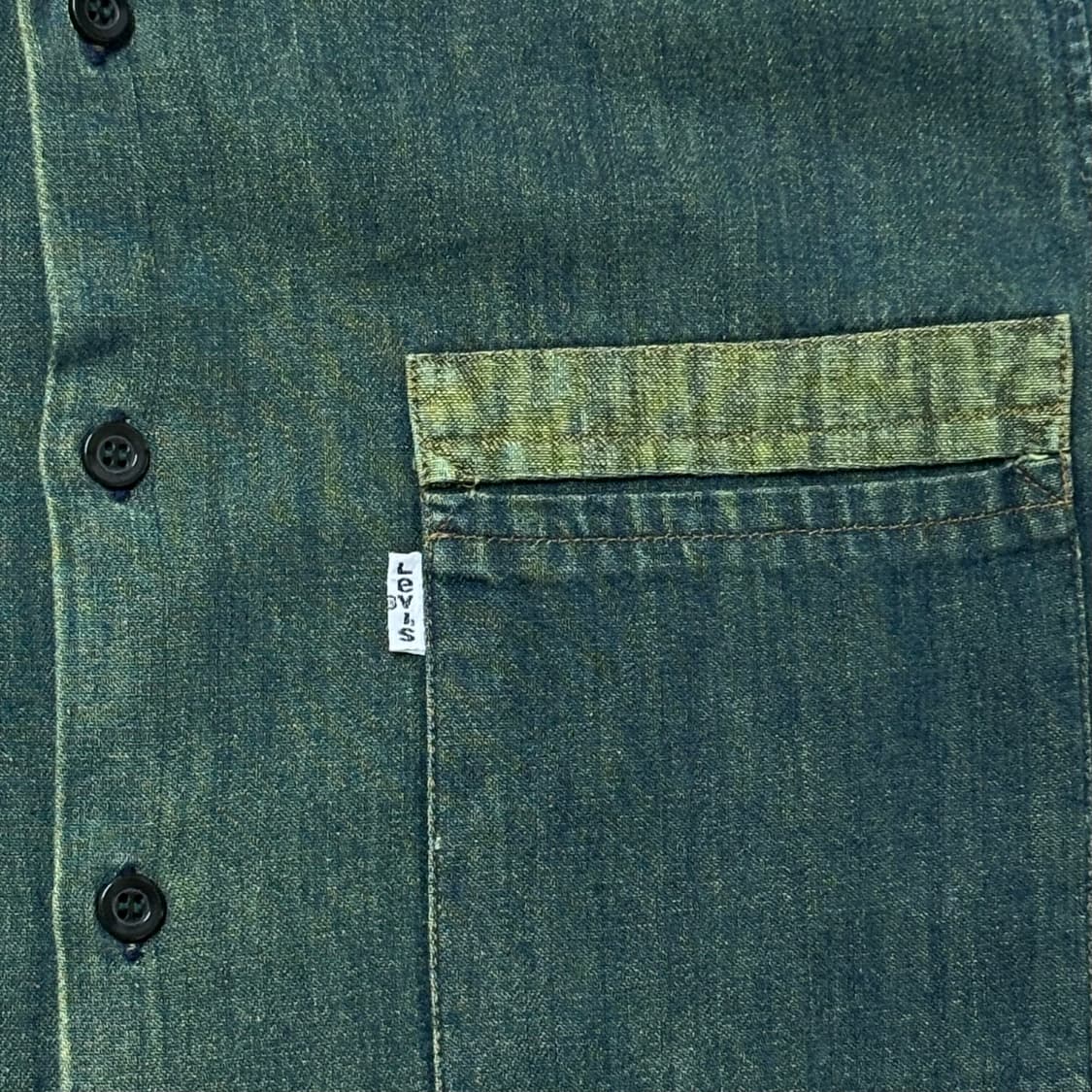Levi’s white tab washing denim shirt  상품이미지3