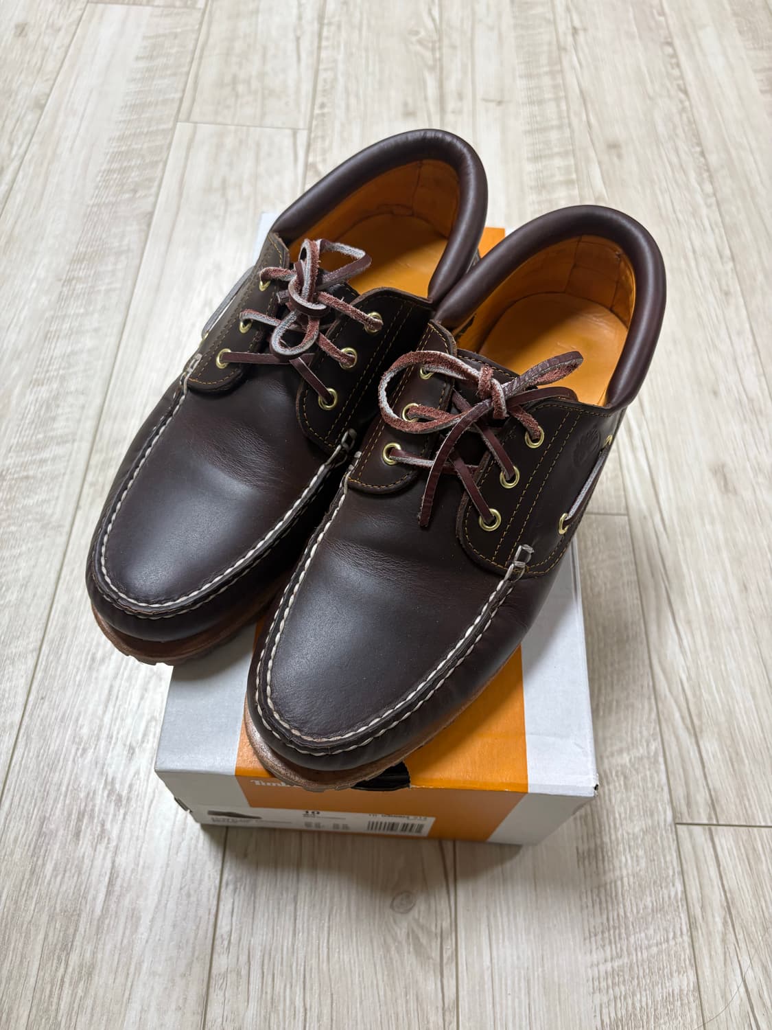 팀버랜드 3아이 보트슈즈 브라운 280 상품이미지1