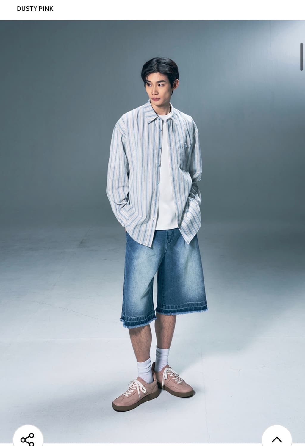 (새상품)(270)드로우핏 클라우디 스웨이드 스니커즈 DUSTY PINK 상품이미지3