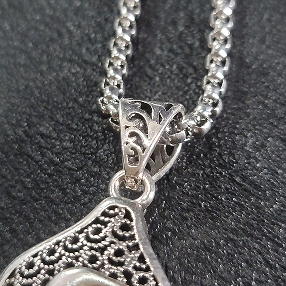 자현 백동 펜던트 엔틱 조롱박 만다라 불교 남자 목걸이 상품이미지4